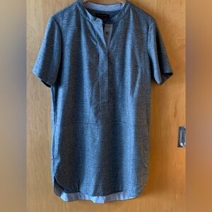 Banana Republic Charcoal Midi Dress